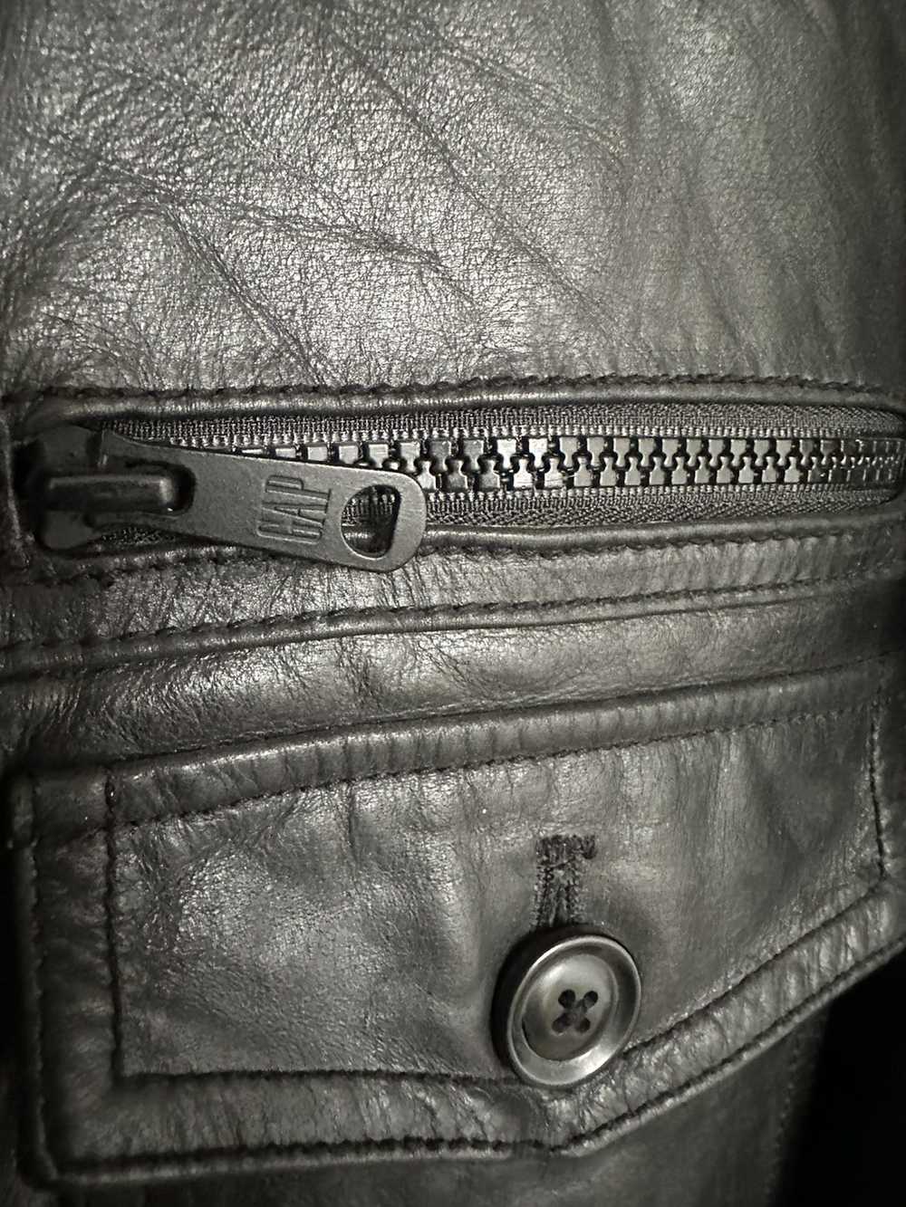 Avant Garde × Gap × Vintage GAP leather jacket - image 5