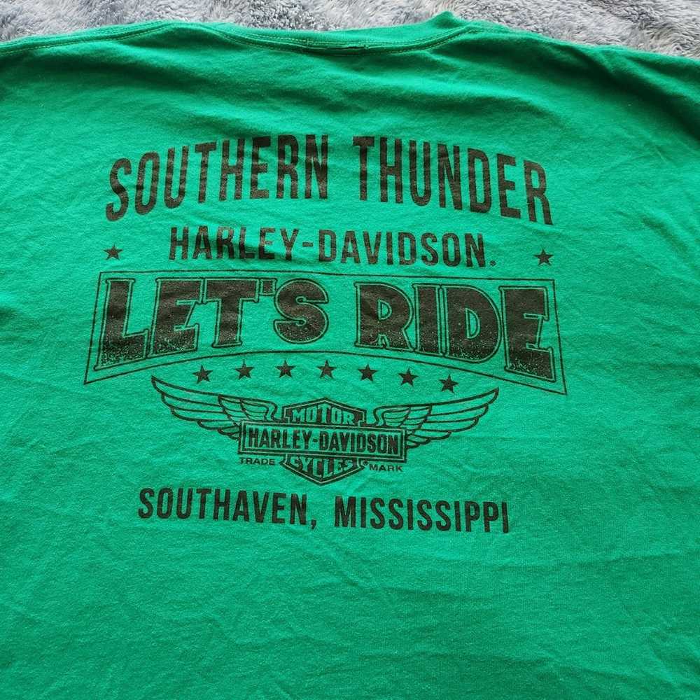 Harley Davidson Mens Alligator Alley Graphic TShi… - image 8