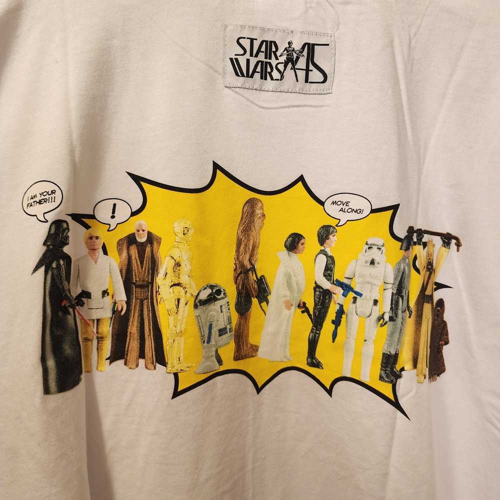 Star Wars Retro Action Figure Tshirt XL Downtown … - image 6