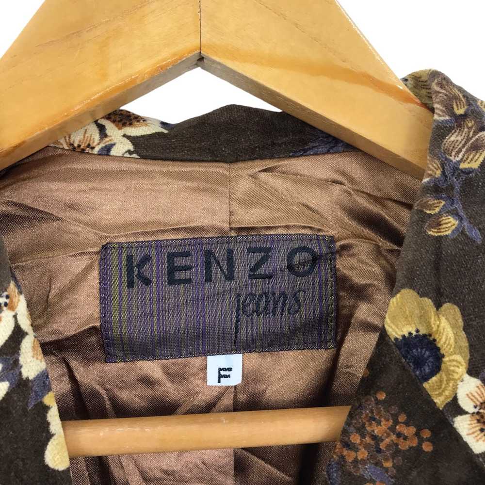 Kenzo Vintage KENZO PARIS JEANS Collection Floral… - image 3