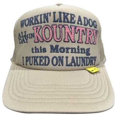 KAPITAL KOUNTRYトラックキャップ ネイビー×ベージュ