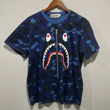 BAPE Color Camo Shark T-Shirt (SS20) Black/Navy