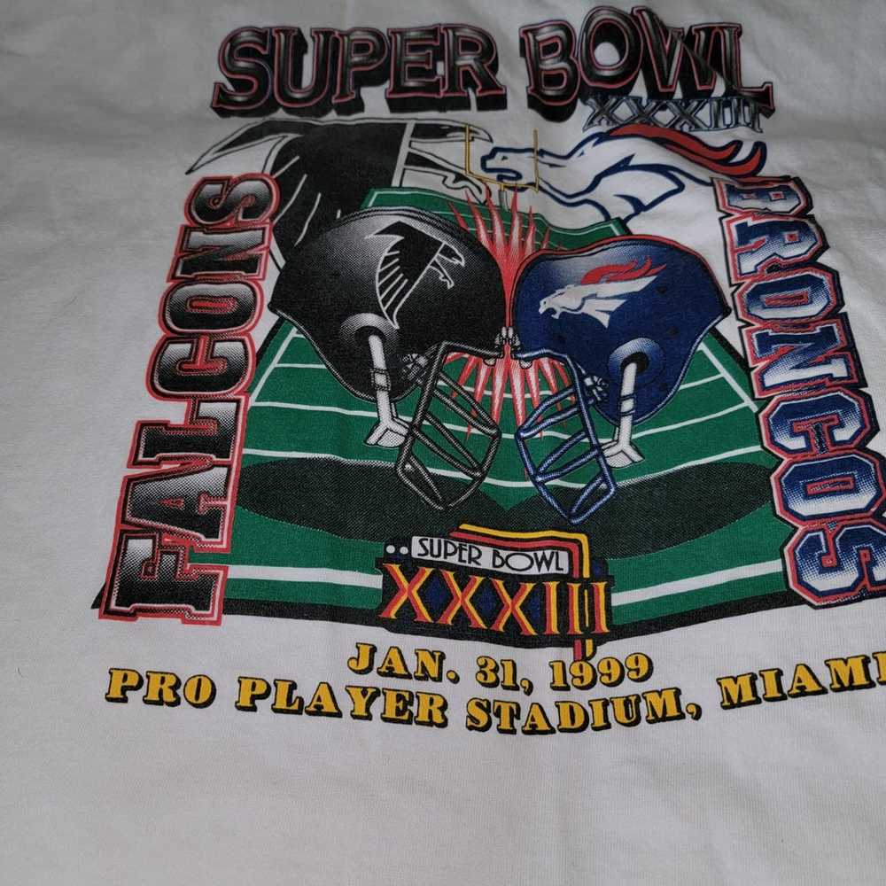 Vintage 1999 Super Bowl33 Broncos vs Falcons - image 3
