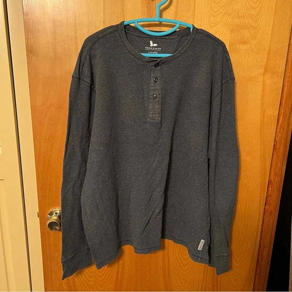 Dark grey long sleeve shirt - image 1