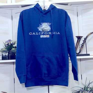 Vintage vintage California sail boat royal blue h… - image 1