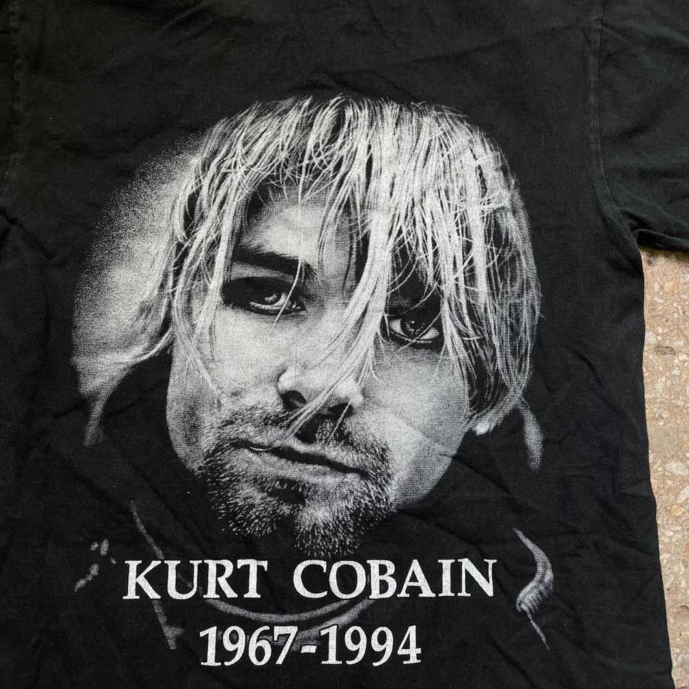 Band Tees × Kurt Cobain × Rock T Shirt Vintage Ku… - image 4