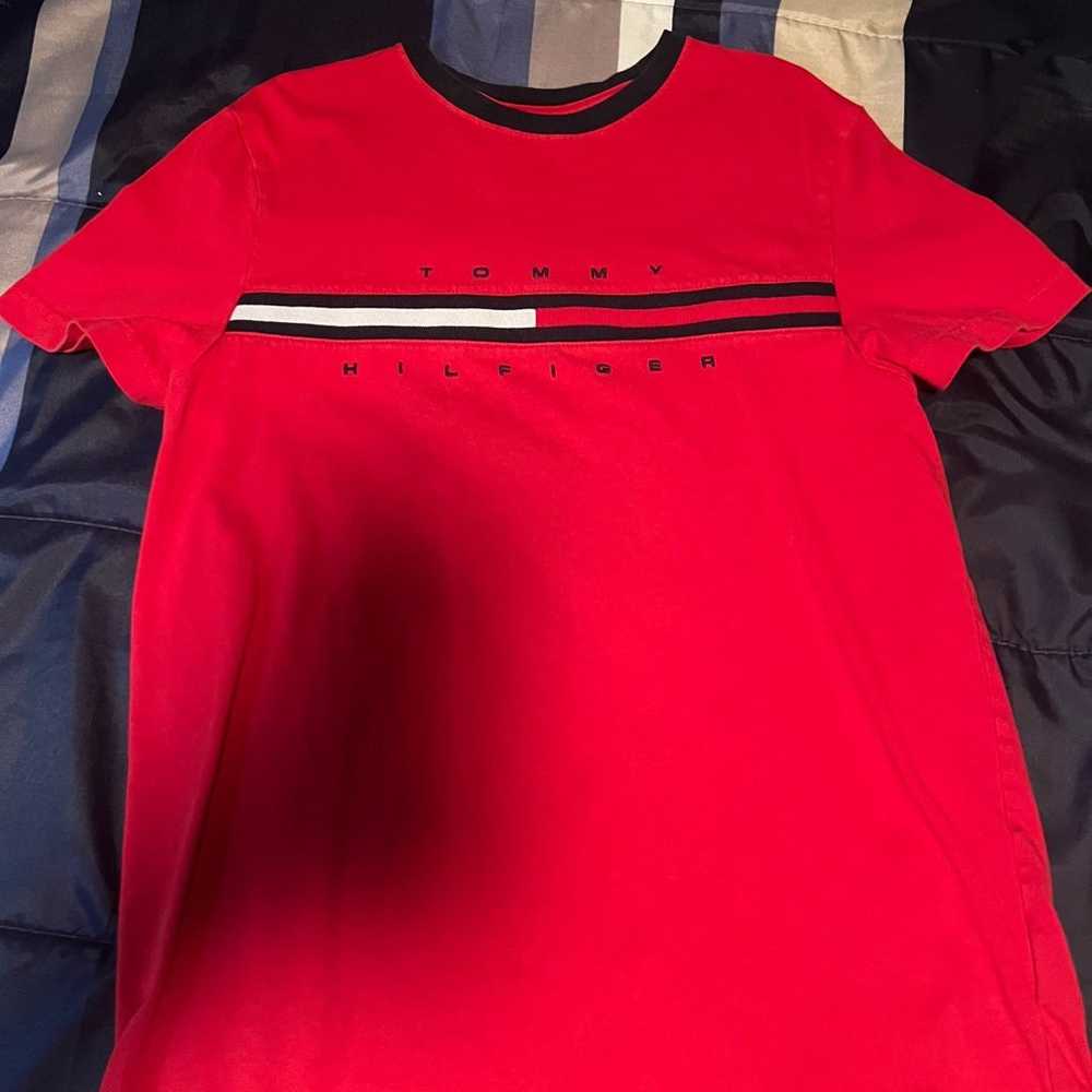 Mens Red Tommy Hilfiger Shirt - image 1