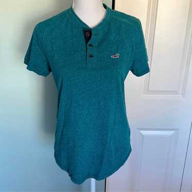 Teal Hollister tshirt size XS