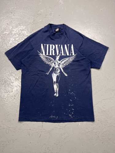 Band Tees × Nirvana × Vintage Nirvana in Utero Sc… - image 1