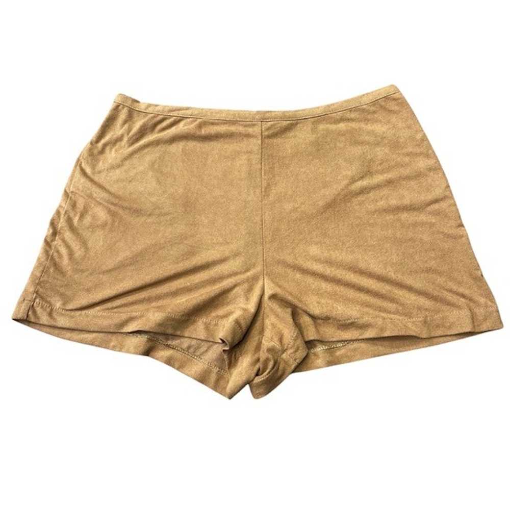 Other Mimi Chica Brown Suede shorts women’s small - image 1