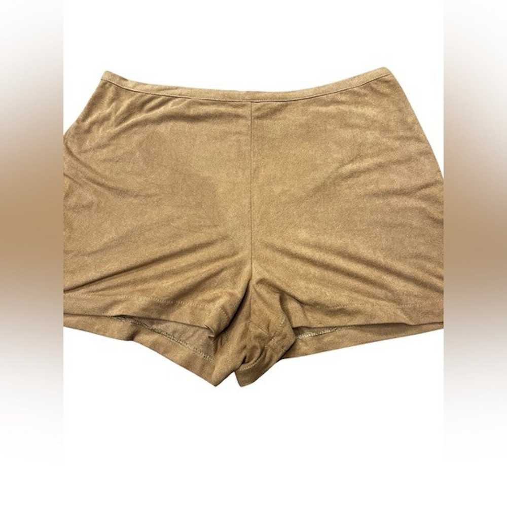 Other Mimi Chica Brown Suede shorts women’s small - image 2
