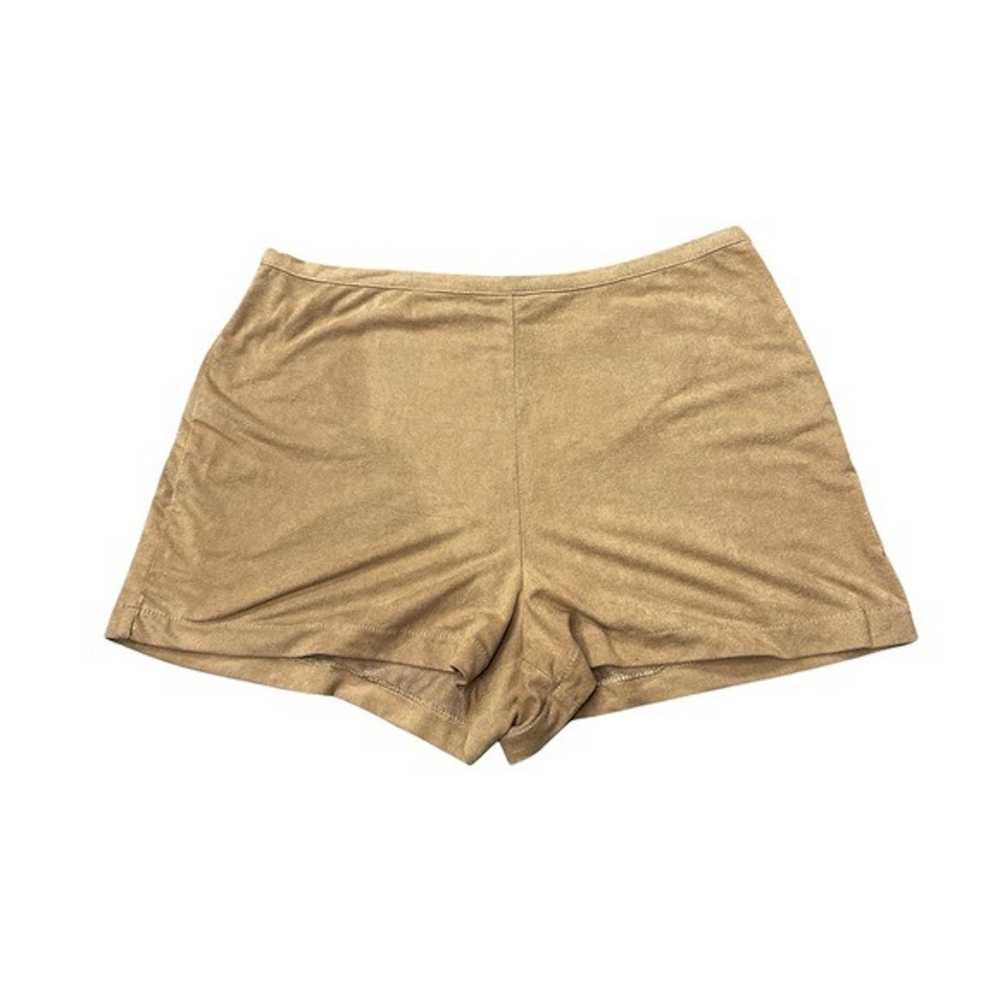 Other Mimi Chica Brown Suede shorts women’s small - image 3