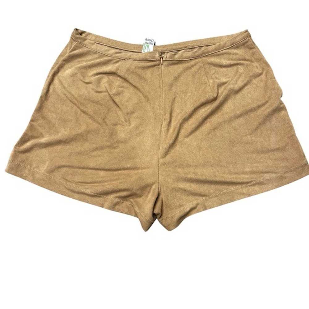 Other Mimi Chica Brown Suede shorts women’s small - image 7