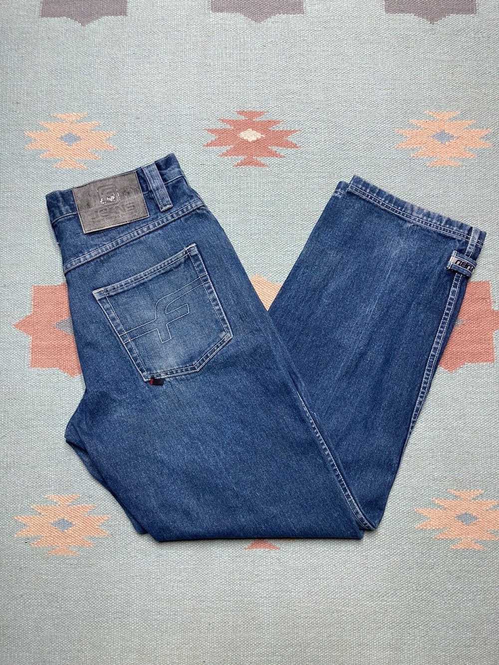 Fubu × Jnco × Streetwear VTG y2k baggy jeans fubu… - image 1