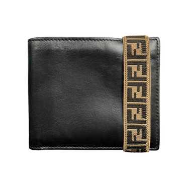 Fendi Fendi Zucca Strap Leather Bifold Wallet - image 1