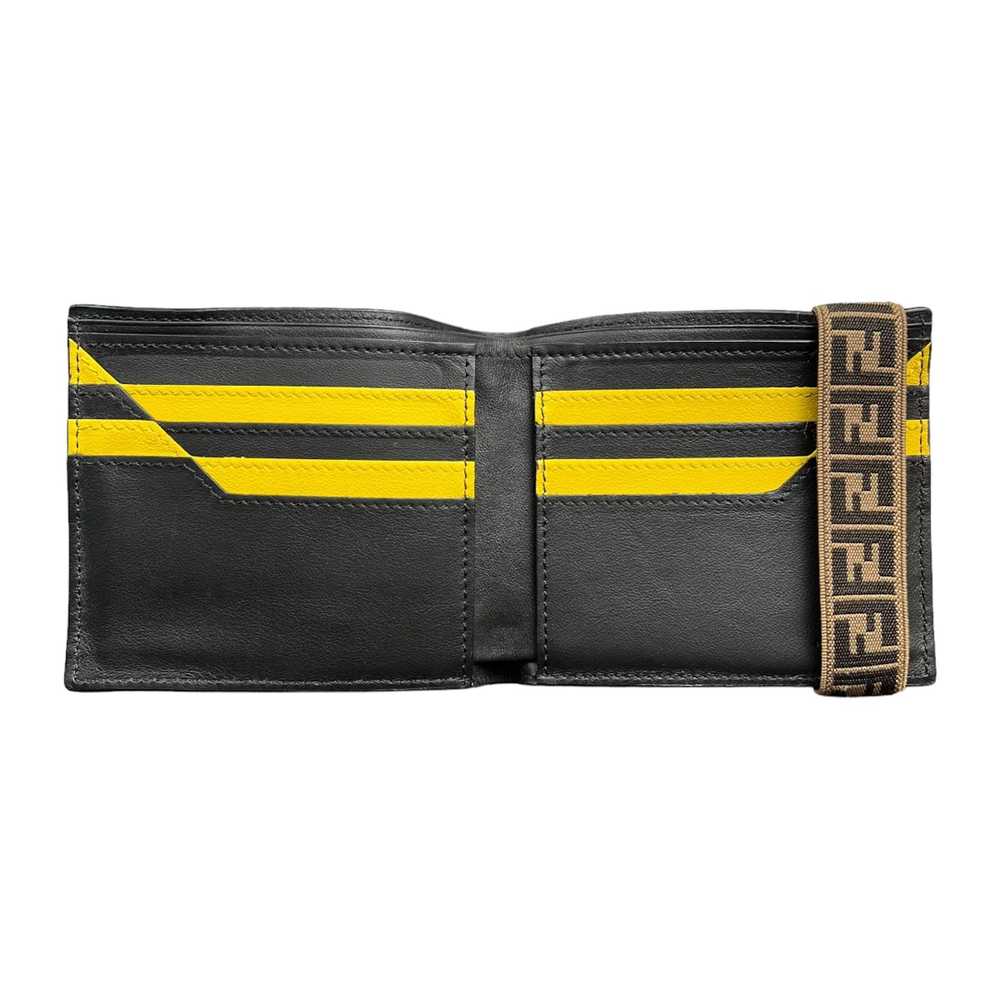 Fendi Fendi Zucca Strap Leather Bifold Wallet - image 3