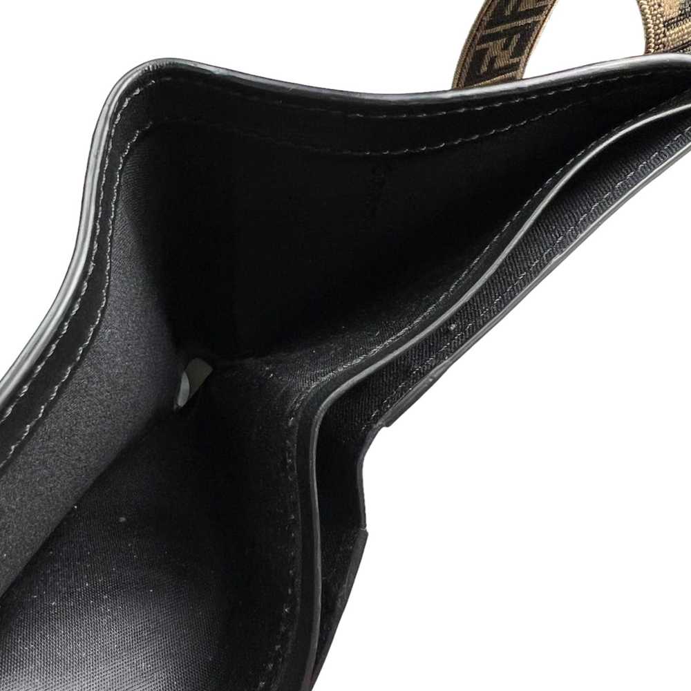 Fendi Fendi Zucca Strap Leather Bifold Wallet - image 5