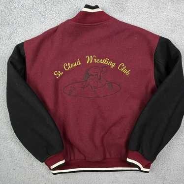 Red Jacket Vintage St Cloud Wrestling Club Coat R… - image 1