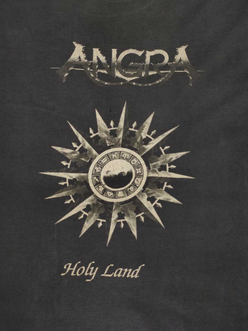 Band Tees × Vintage Vintage 90s Angra 'Holy Land'… - image 7