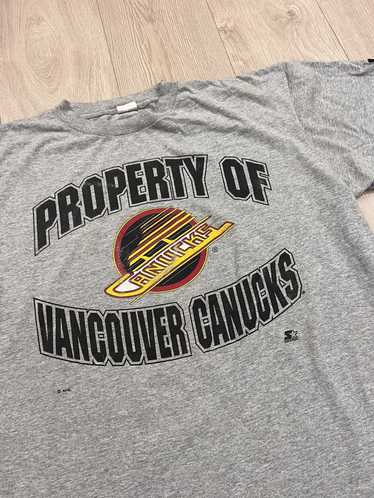 Vintage VANCOUVER CANUCKS HOCKEY T-shirt Authentic Giardini Sportswear Size  M Medium Shirt Orca Logo Tee -  Canada