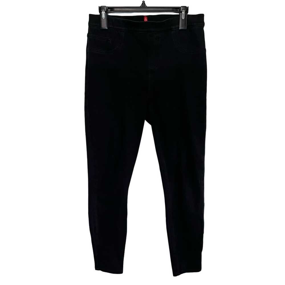 Spanx Spanx Black Skinny Jeans L Pull On Pockets … - image 1