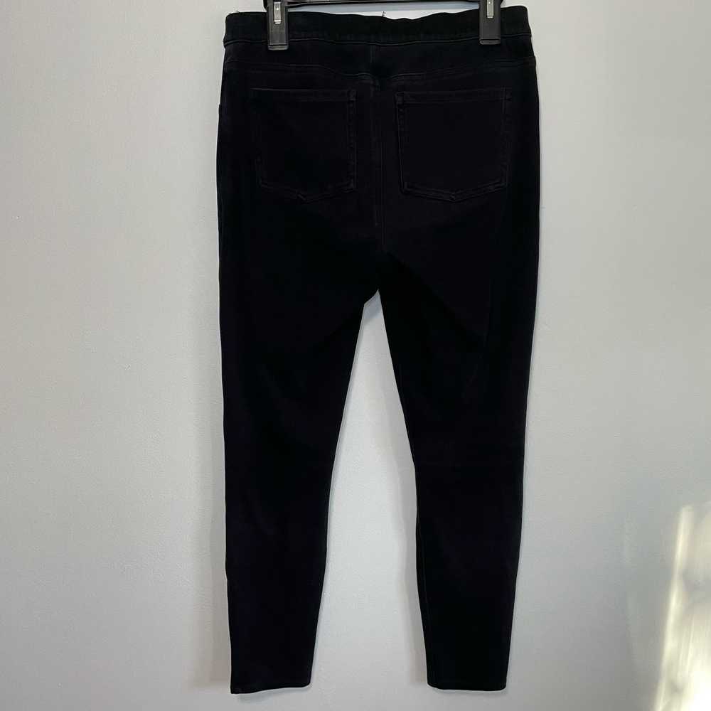 Spanx Spanx Black Skinny Jeans L Pull On Pockets … - image 3