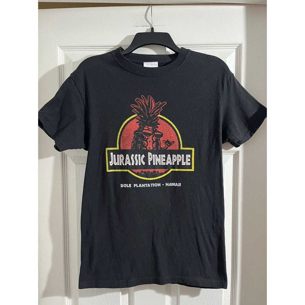 Jurassic Pineapple Hawaii Shirt Sz S Dole Plantat… - image 1