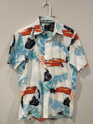 Hurley Hurley Tucan Hawaiin Button Up Shirt Medium