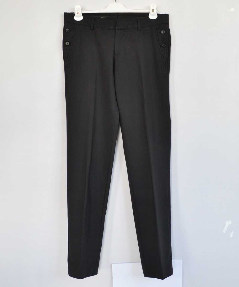 Gucci × Tom Ford × Vintage GUCCI Pants Wool Mohai… - image 1