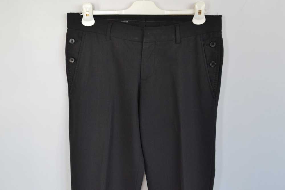 Gucci × Tom Ford × Vintage GUCCI Pants Wool Mohai… - image 2