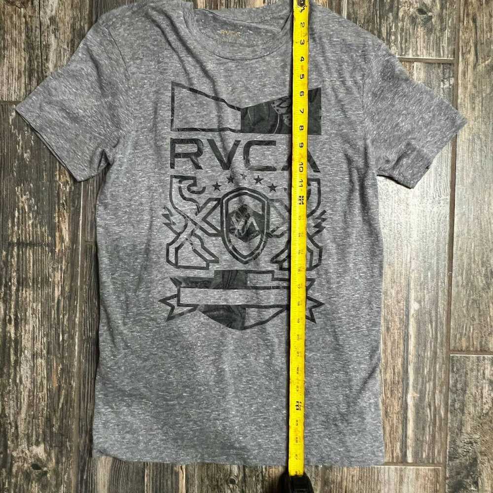 RVCA Gray Graphic Standard T Shirt, Short Sleeve … - image 5