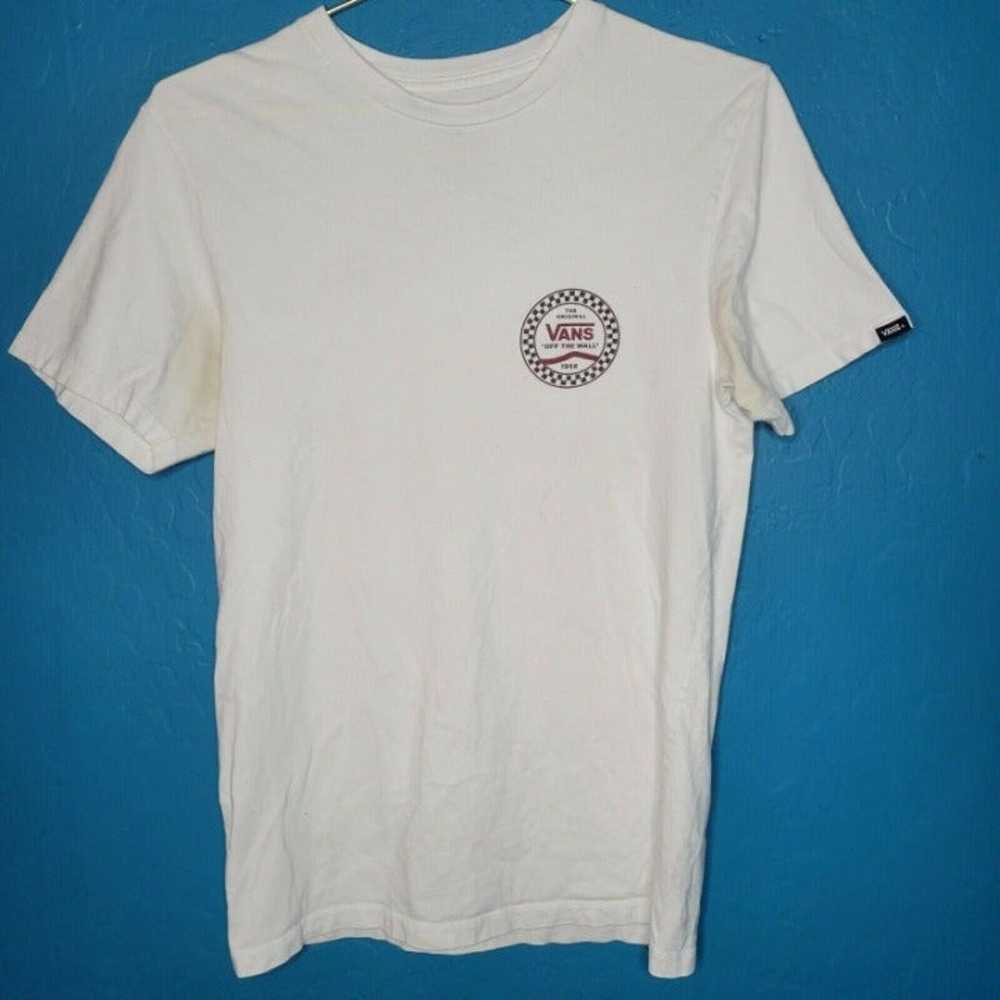 Vans The Original Off The Wall Small White Tshirt - image 1