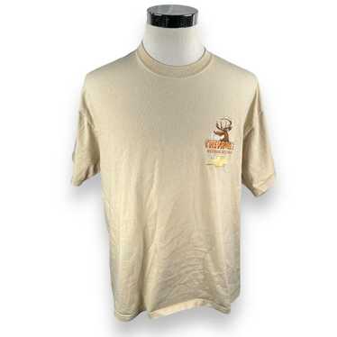 Gildan Vintage Chevrolet Deer T-Shirt XL Beige Na… - image 1