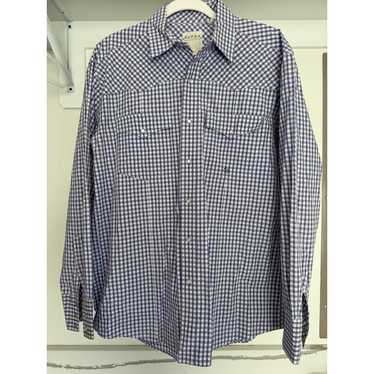 Roper Roper Men's Pearl Snap Button Down Purple Pl