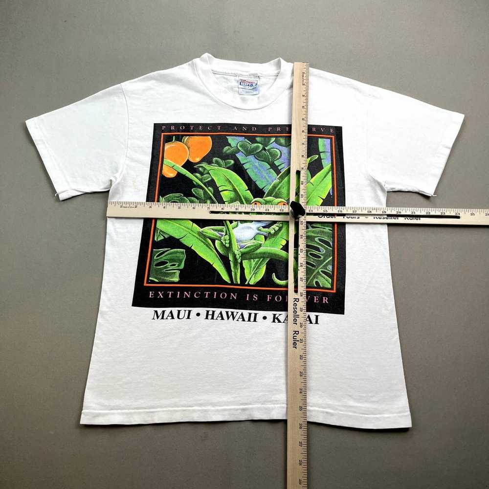 Vintage Hawaii Nature T-Shirt Mens Small White Fr… - image 9