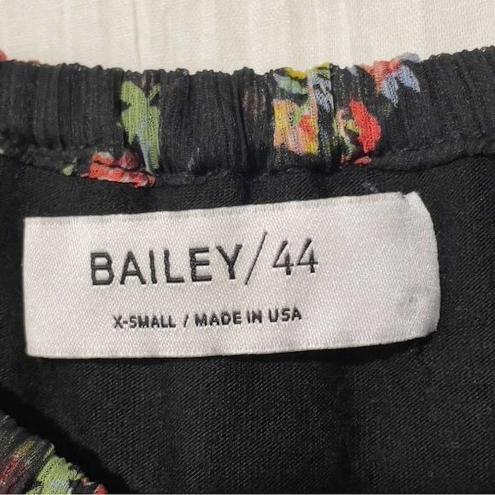 Bailey 44 Bailey 44 Off Shoulder Black Floral Blo… - image 5