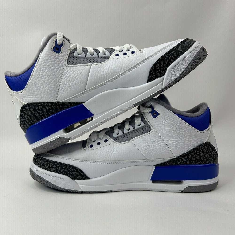 Nike Nike Air Jordan 3 Retro "Racer Blue/White" 2… - image 3