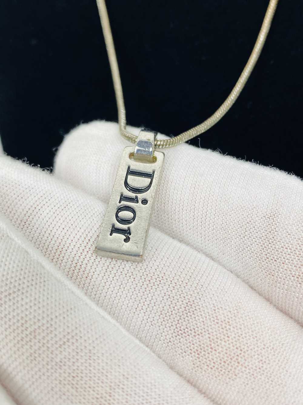 Dior Dior logo necklace - image 2