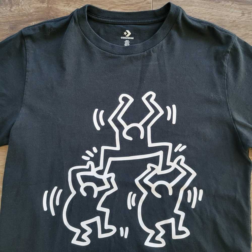 Converse Keith Haring Art Graphic T-shirt Men Adu… - image 2