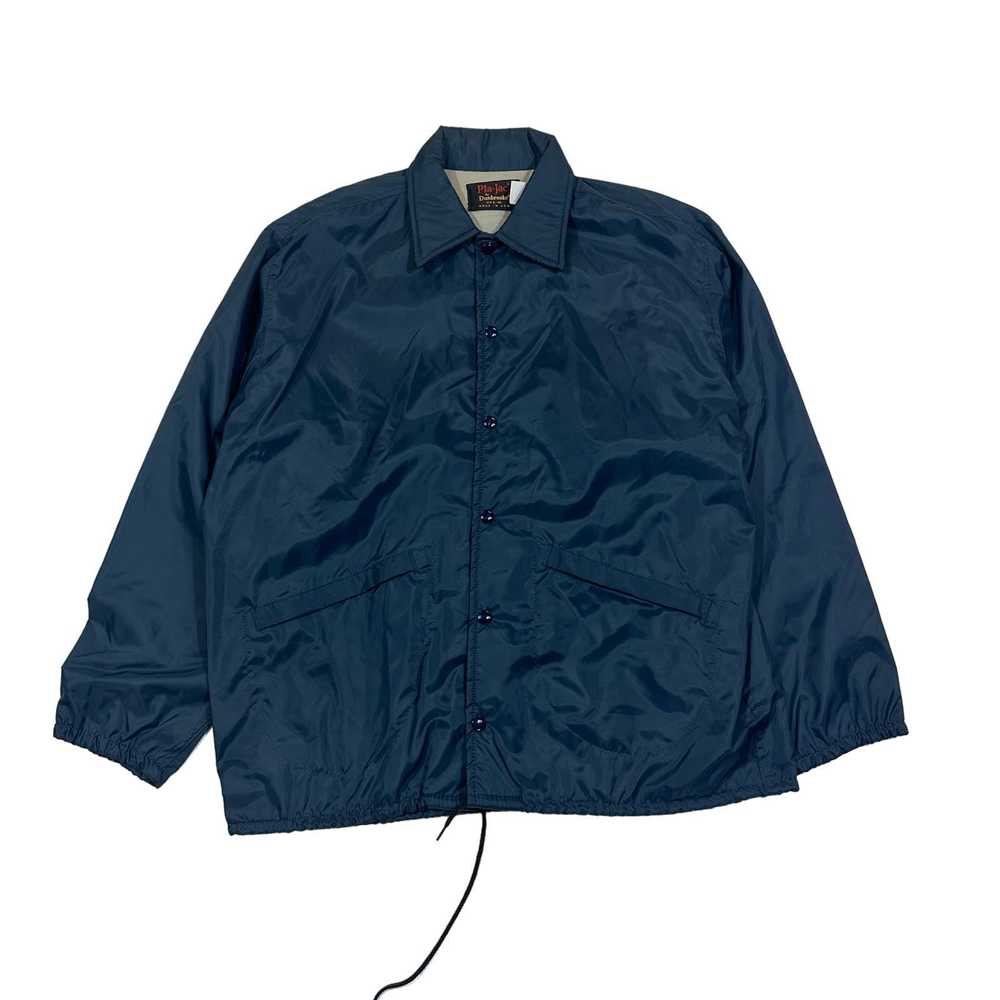 Dunbrooke Vintage 80s Collared windbreaker jacket… - image 1