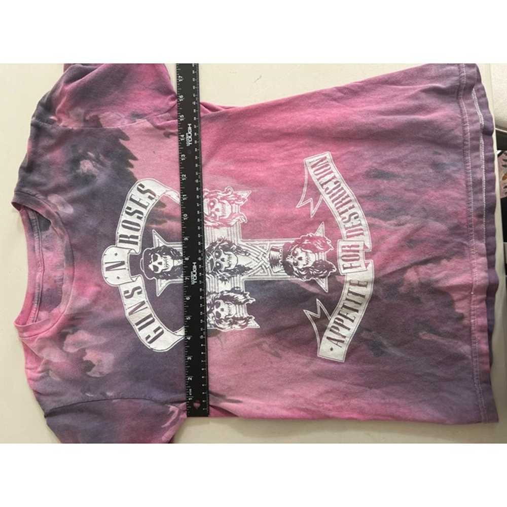 Guns & And Roses Vintage Tee Sz Women Small Purpl… - image 6