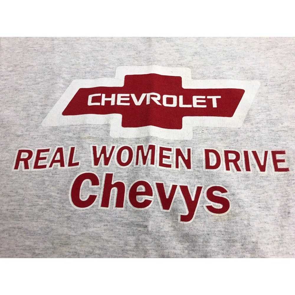Vintage 90s Chevrolet “Real Women Drive Chevys” T… - image 2