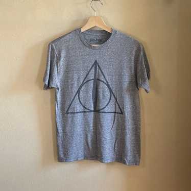 Harry Potter Deathly Hallows Graphic Gray Super S… - image 1
