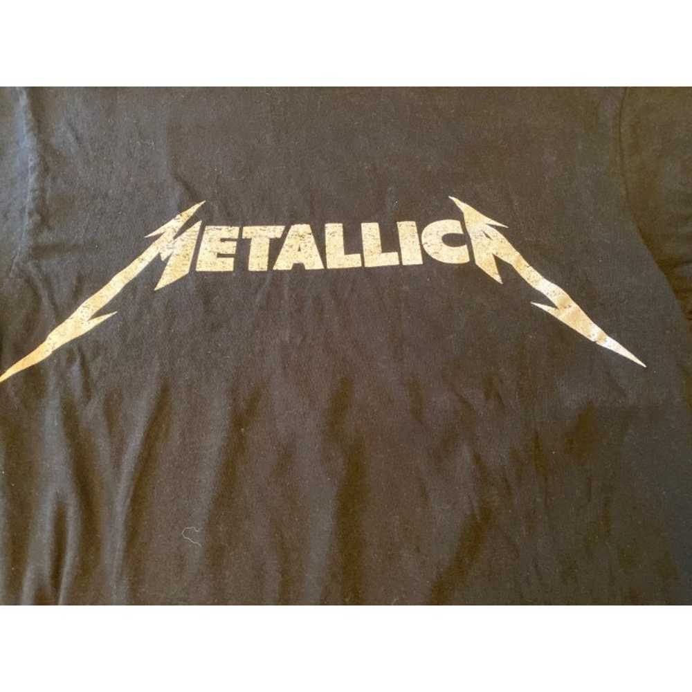 Black Metallica Band T Shirt Size Small - image 2