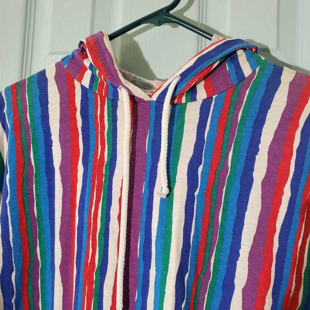Vintage striped long sleeve shirt - image 2