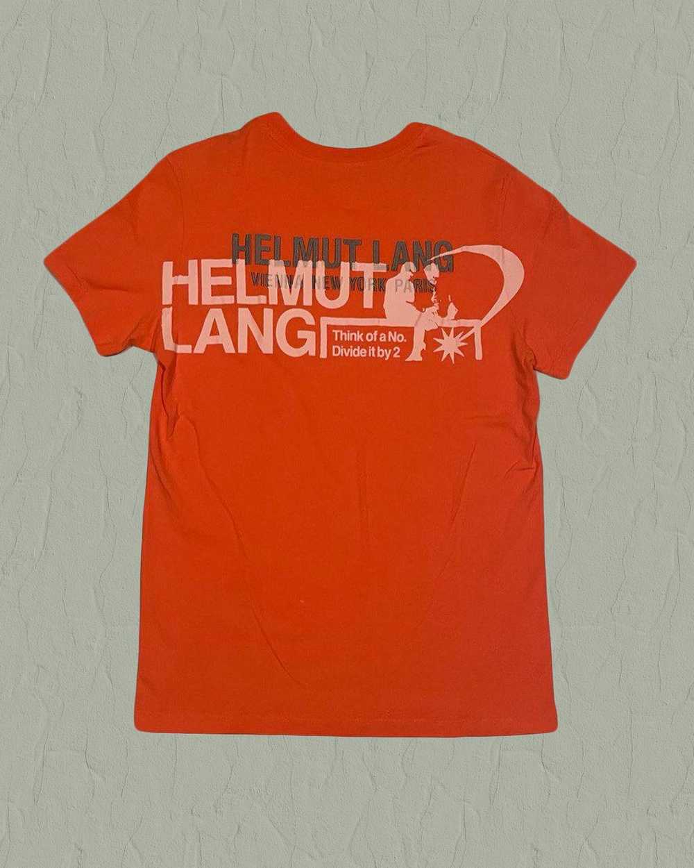 Helmut Lang Think of a No. Divide it by 2 Tee - image 2