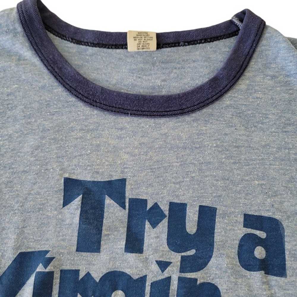 VTG 70's Try a Virgin Island St. Thomas T-Shirt R… - image 3