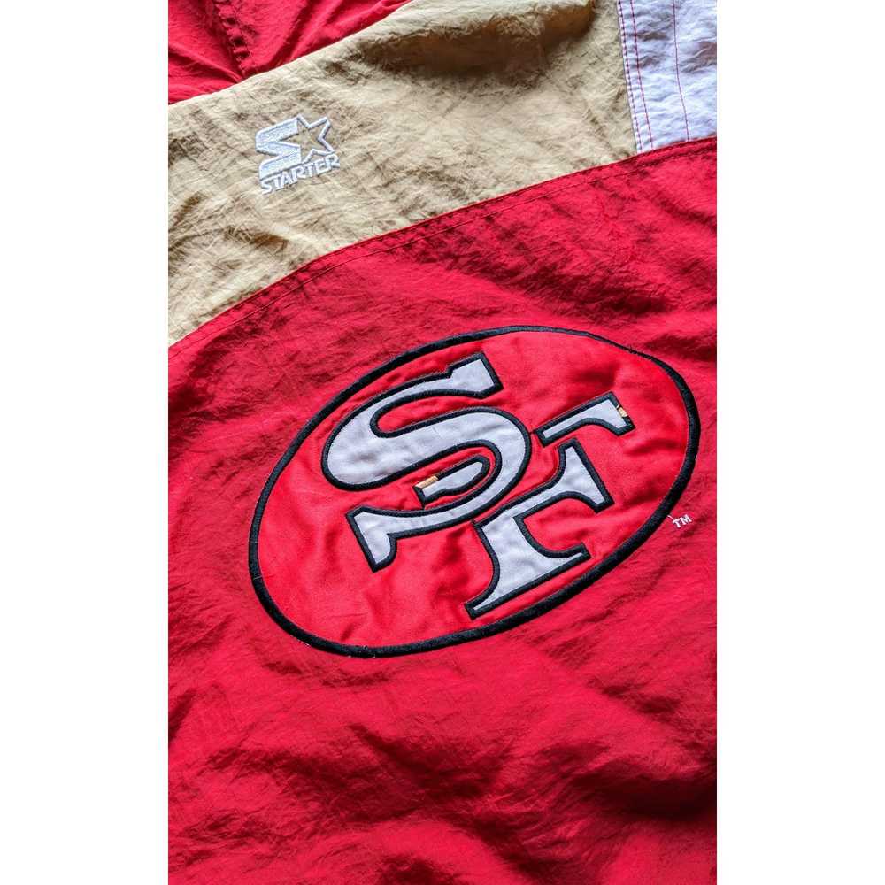 Starter SF 49ers STARTER puffer block jacket 1/2 … - image 5