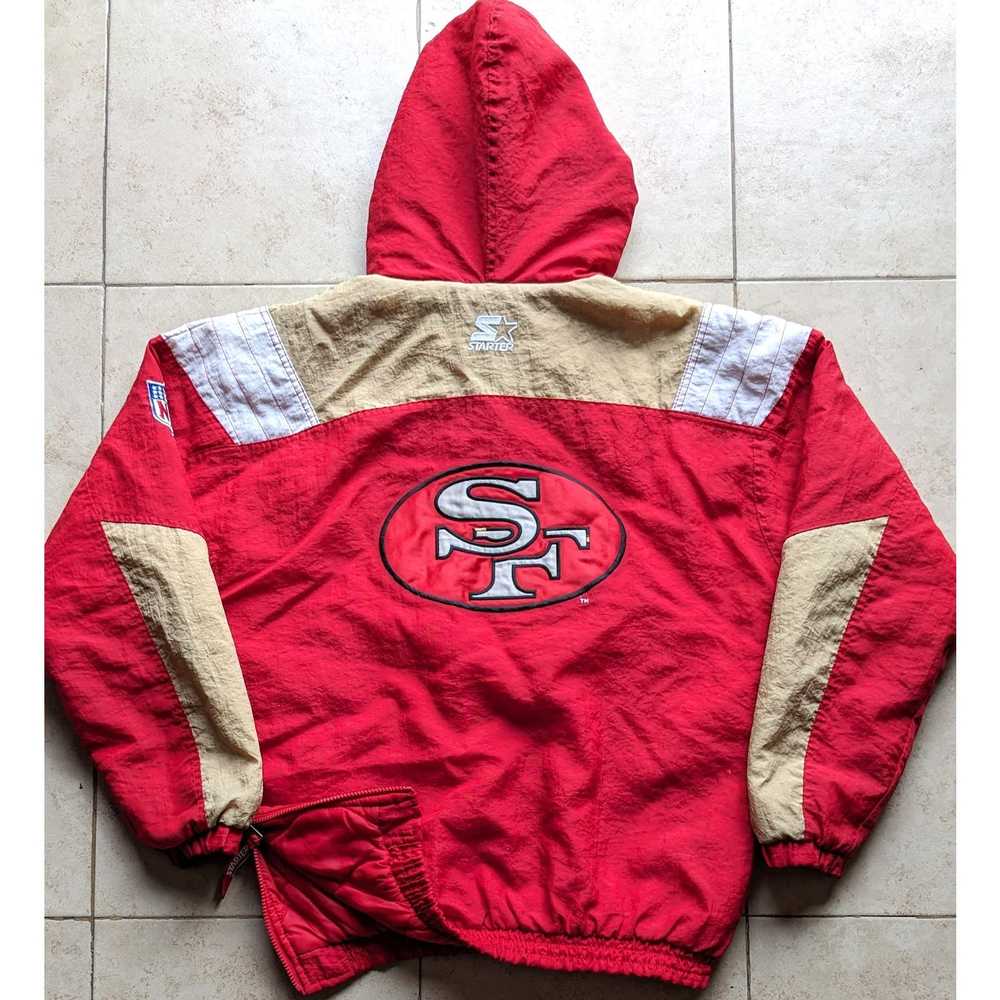 Starter SF 49ers STARTER puffer block jacket 1/2 … - image 6