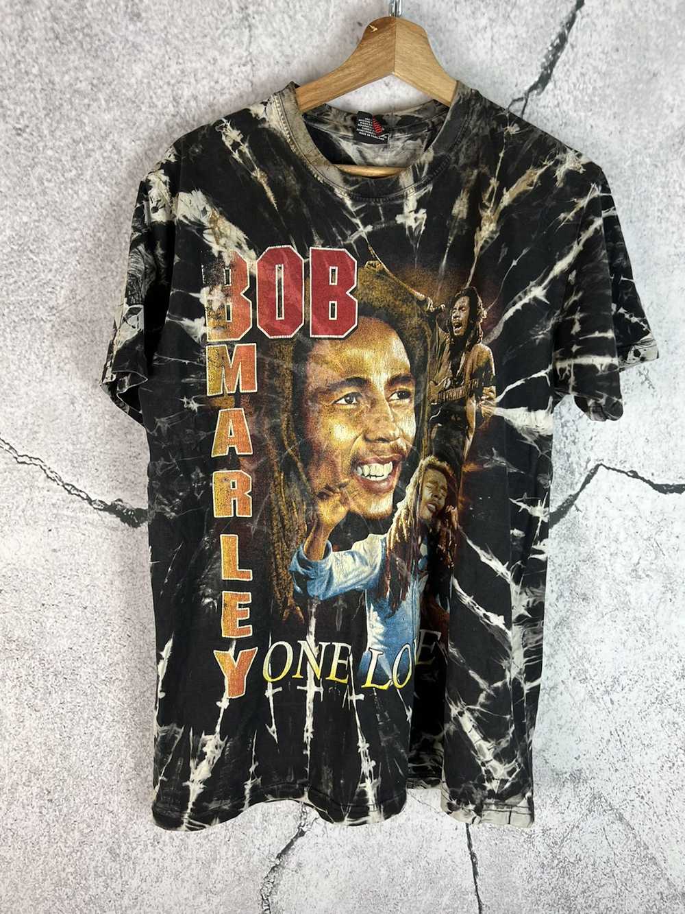 Band Tees × Bob Marley × Vintage Vintage Y2K Bob … - image 1